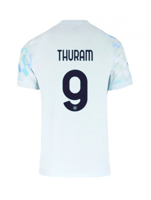 Moški Nogometna dresi replika Inter Milan Marcus Thuram #9 Gostujoči 2025-26 Kratek rokav Moški Nogometna dresi replika Inter Milan Marcus Thuram #9 Gostujoči 2025-26 Kratek rokav